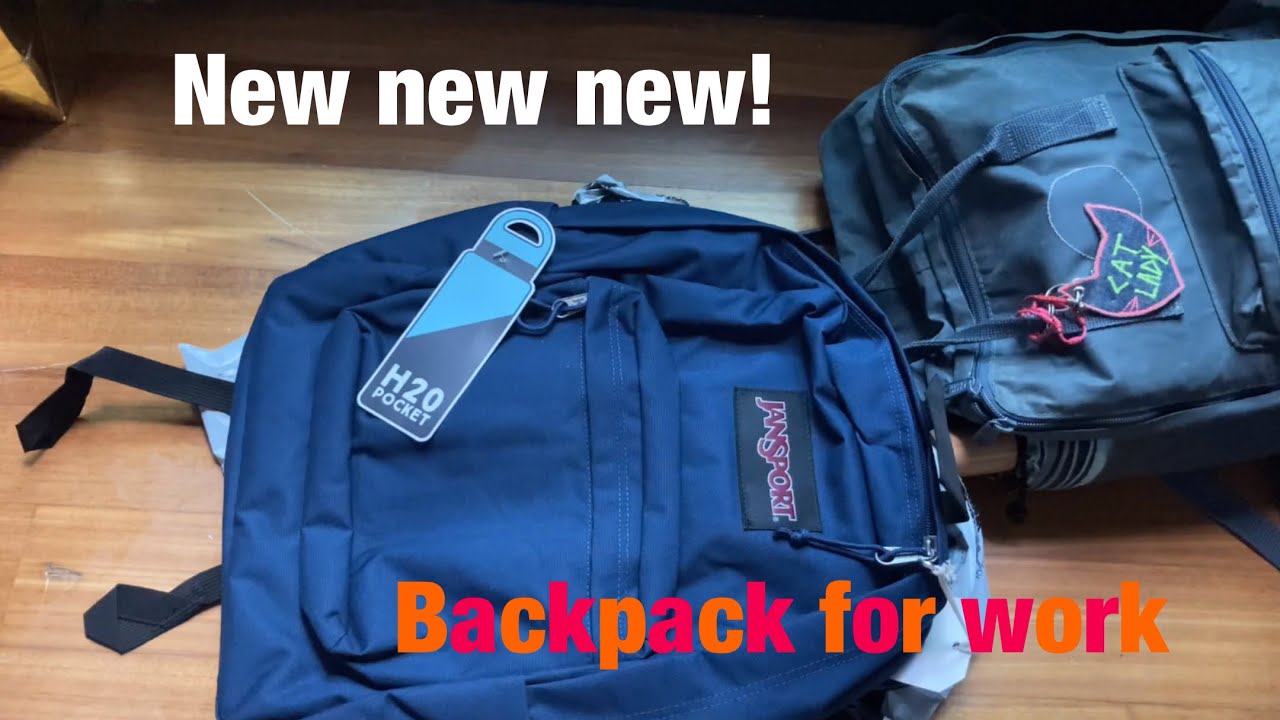 Unboxing my new Jansport backpack