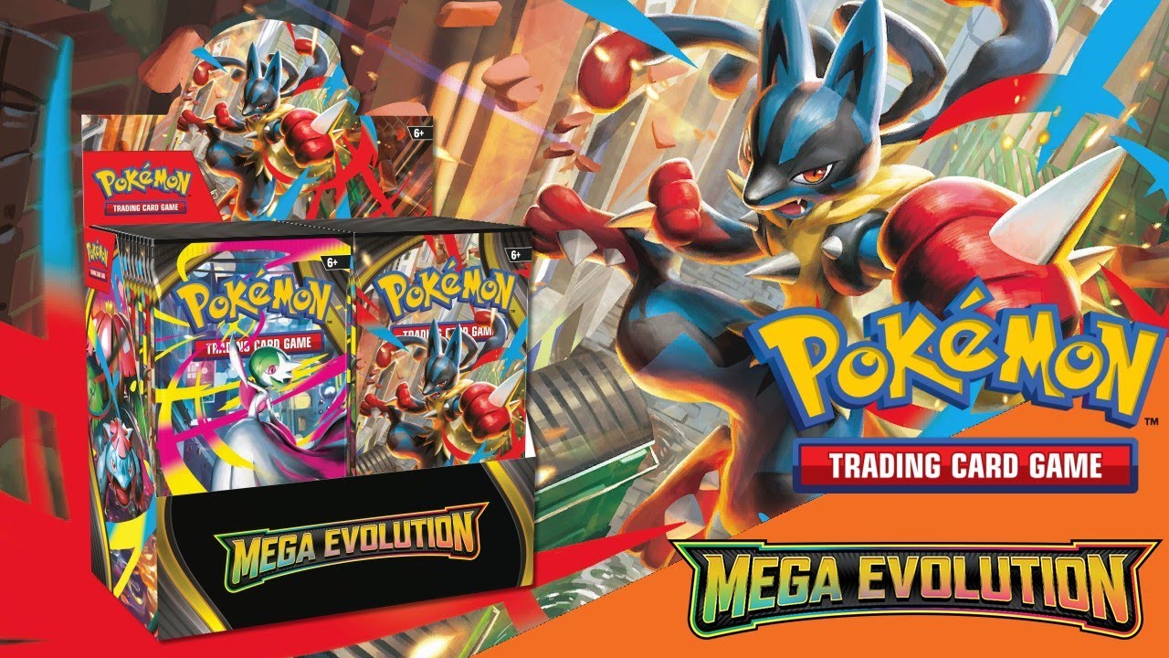 Pokémon TCG: Открытие коробки с бустерами Mega Evolution!