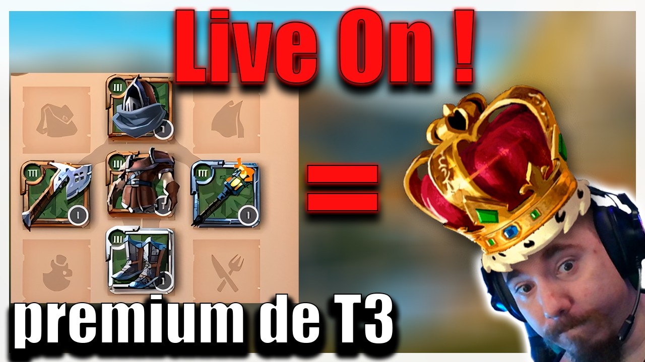 🔴 Live on 🔴  Fazendo a PREMIUM de t3 - A meta agora é os 7M | Pt #04  |  Albion online