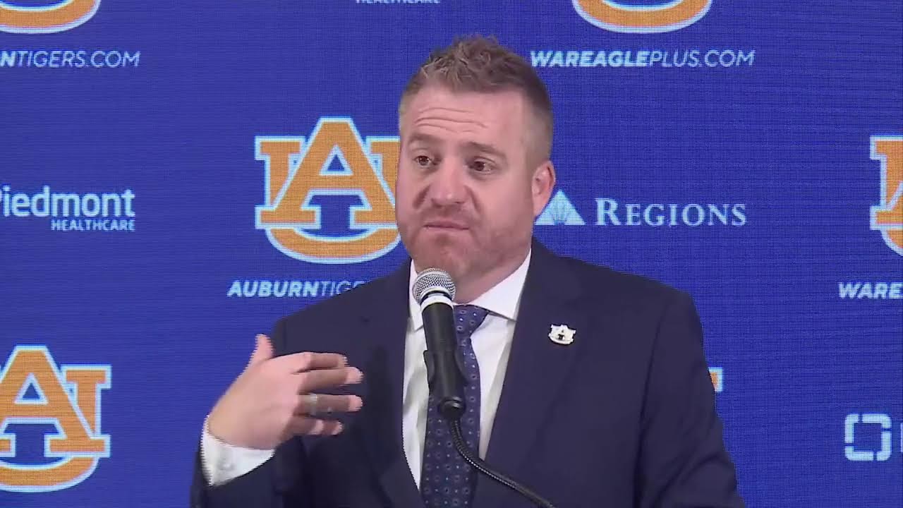 LIVE: Alex Golesh speaks after being tabbed as Auburn's next head coach