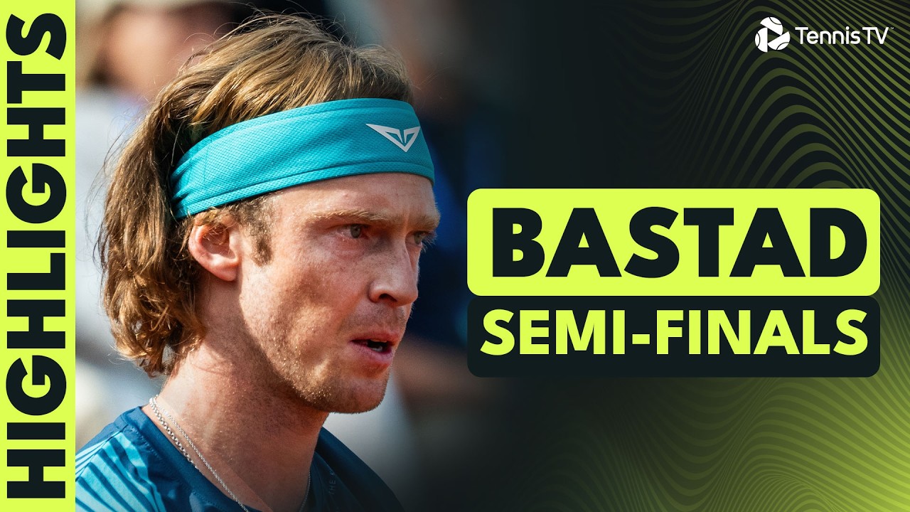 Vallejo vs Darderi, Rublev Faces Tabilo ⚔️ | Bastad 2026 Semi-Final Highlights