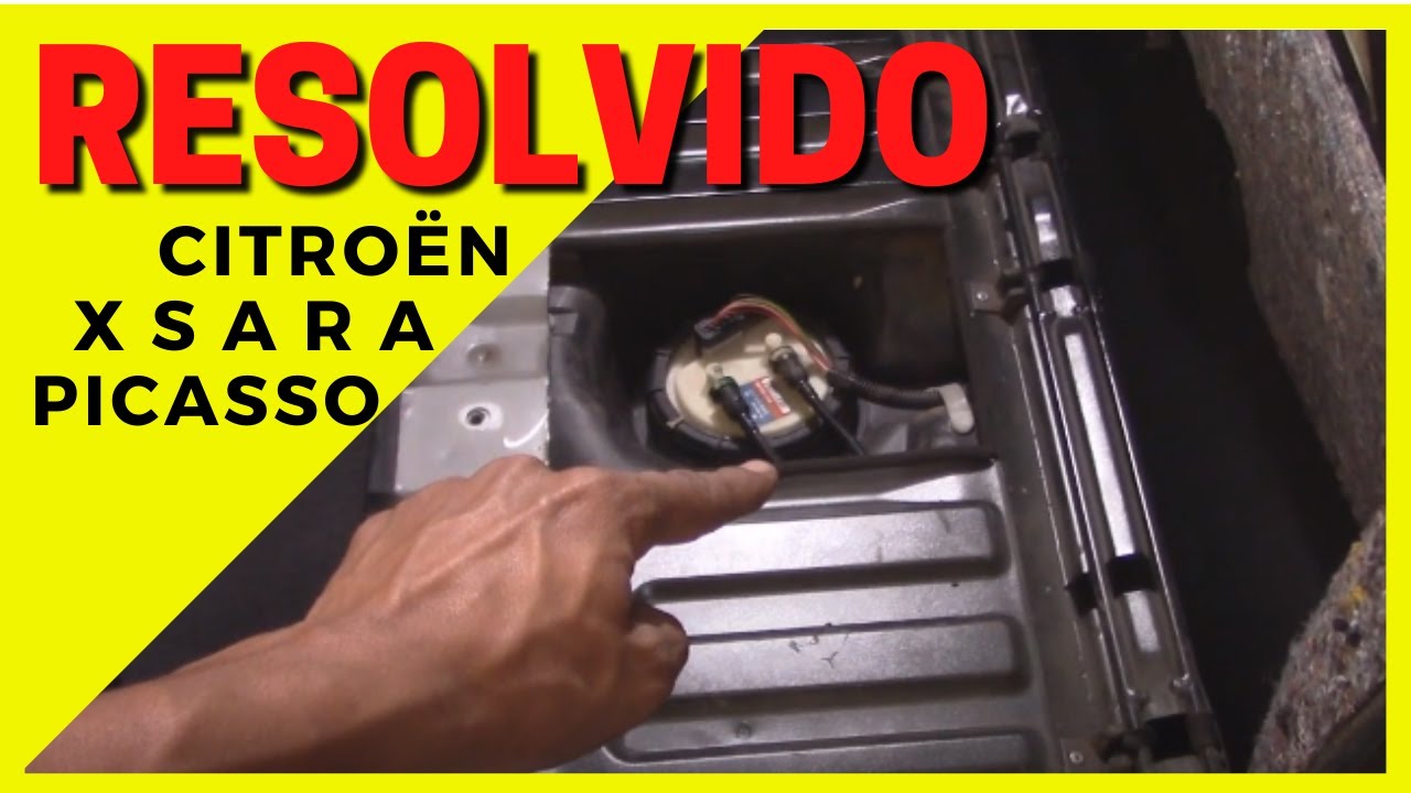 COMO FAZER A TROCA DA BOMBA DE COMBUSTÍVEL DO CITROEN XSARA PICASSO