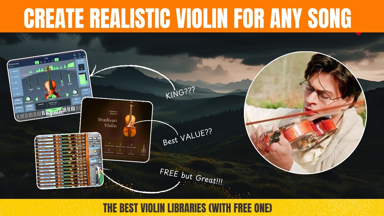 Violin MasterClass | Create Realistic Emotional Bollywood Violine | FREE + PAID VSTs