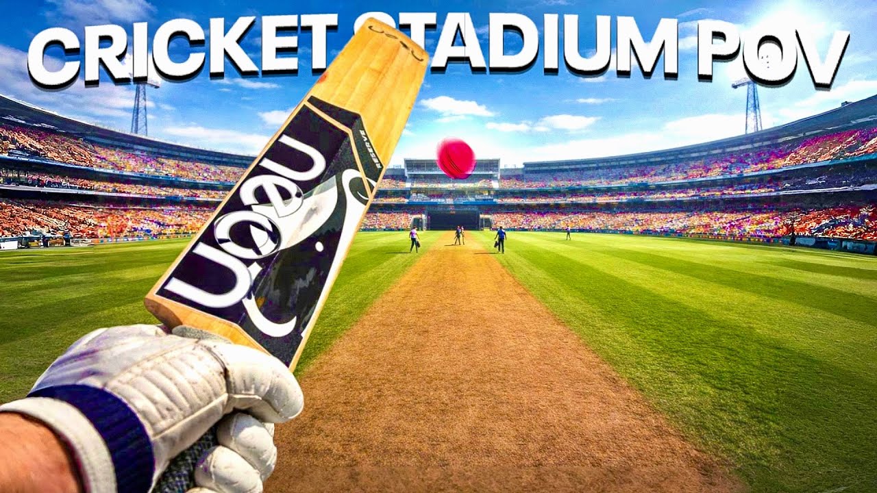 I Played Cricket in a STADIUM! GoPro Cricket POV...