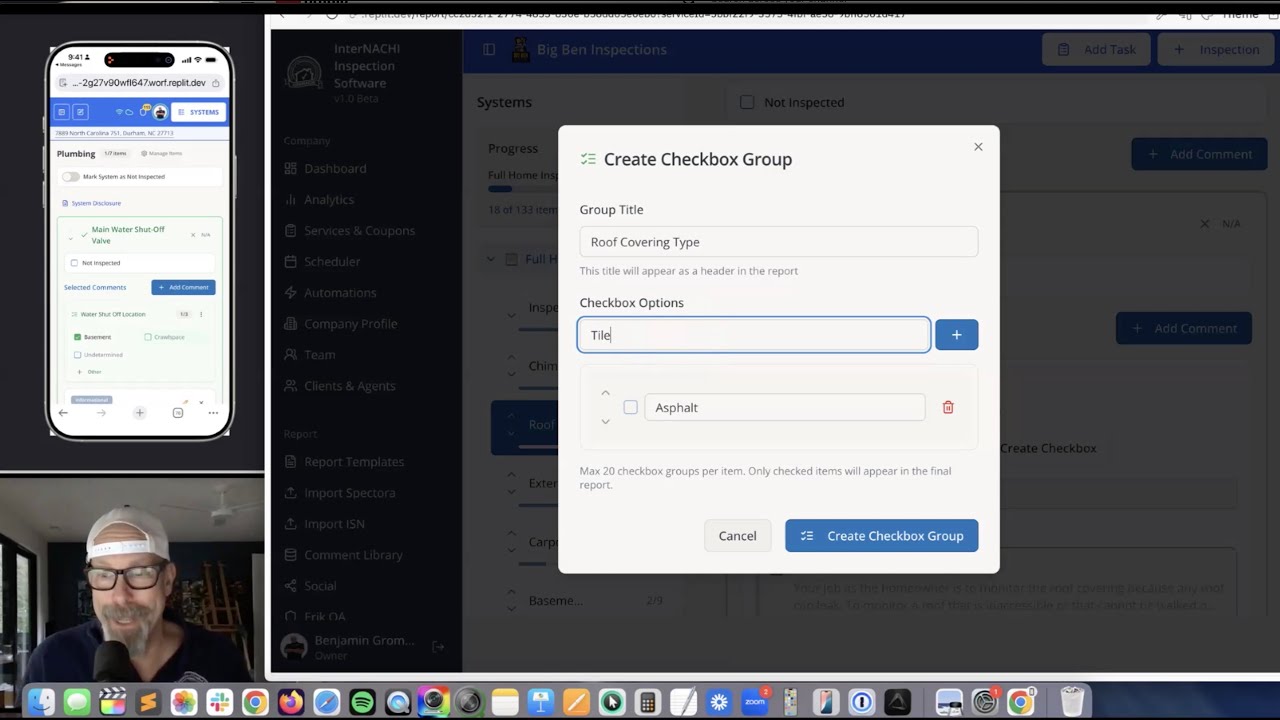 Creating Customizable Checkboxes in Report
