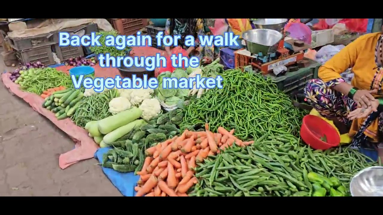 GOA...A short walk thru Mapusa Market.....