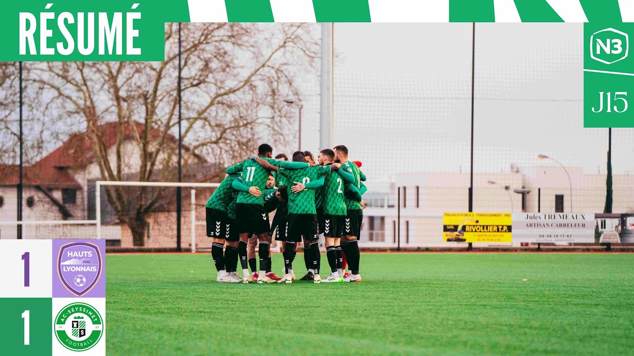Résumé : Hauts Lyonnais  - AC Seyssinet | J15 - National 3