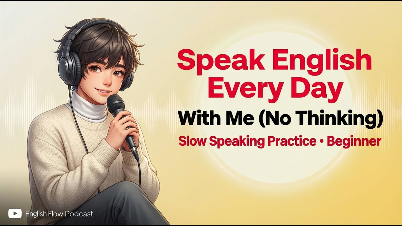 Speak English Every Day with Me No Thinking  Slow English Speaking Practice for Beginners