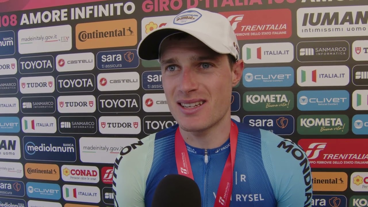 Nicolas Prodhomme - Interview &agrave; l'arriv&eacute;e - Etape 19 - Giro d'Italia 2025
