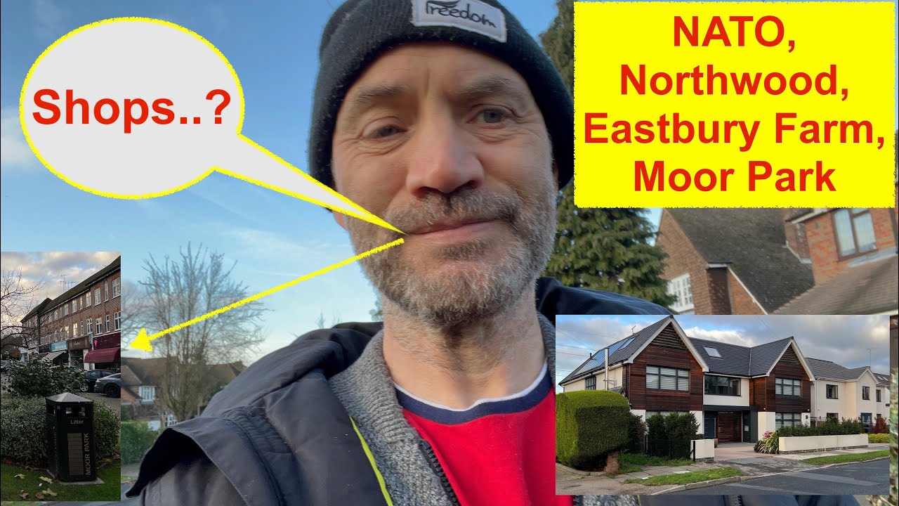 Northwood, NATO, Eastbury and Moor Park walking, woods, houses 4K @paulcruse #ramblers #walking #uhd