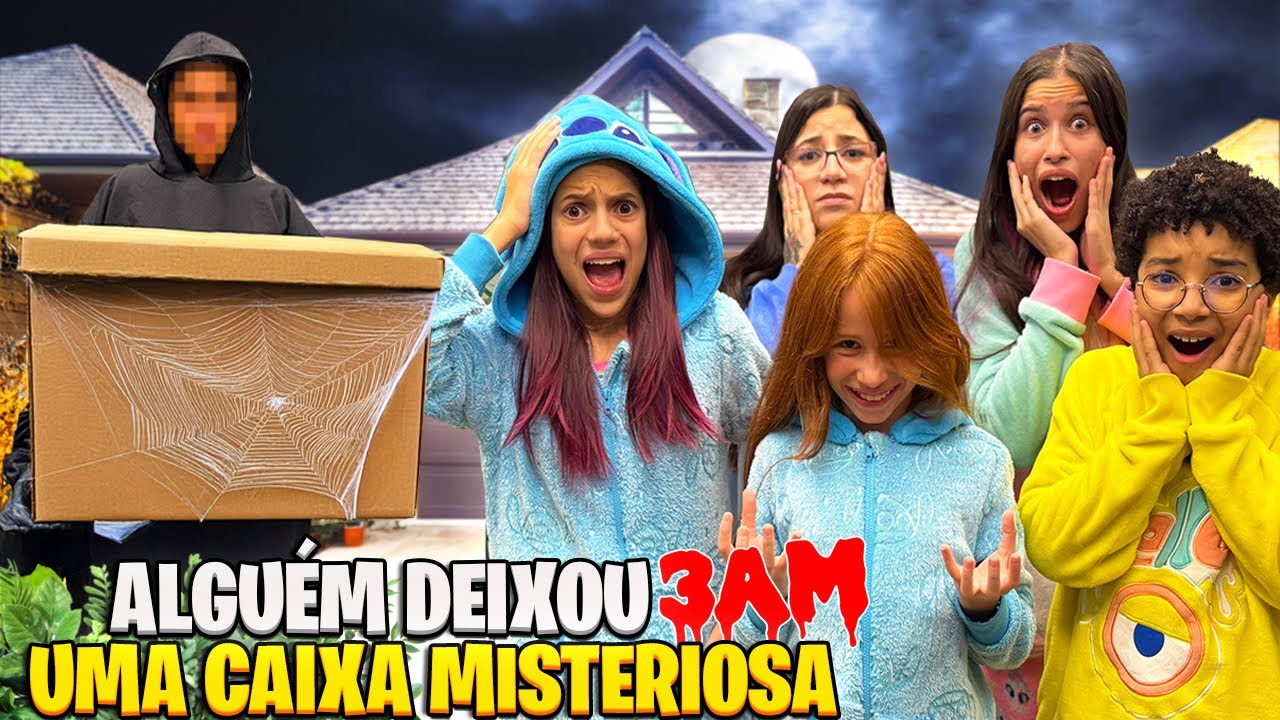 APARECEU UMA CAIXA MISTERIOSA ÀS 3 HORAS DA MANHÃ * Devemos abrir ? ( GABI E SUSU )
