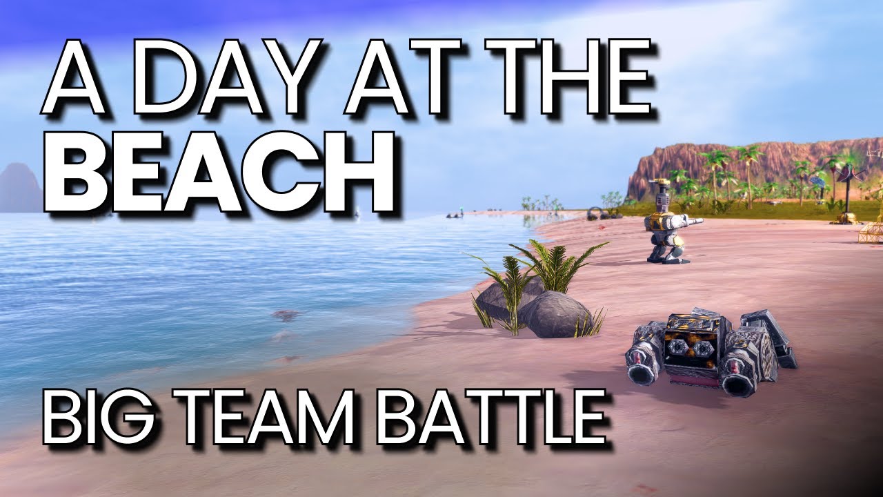 A Day at the Beach - Beyond All Reason Big Team Battle PVP Cast