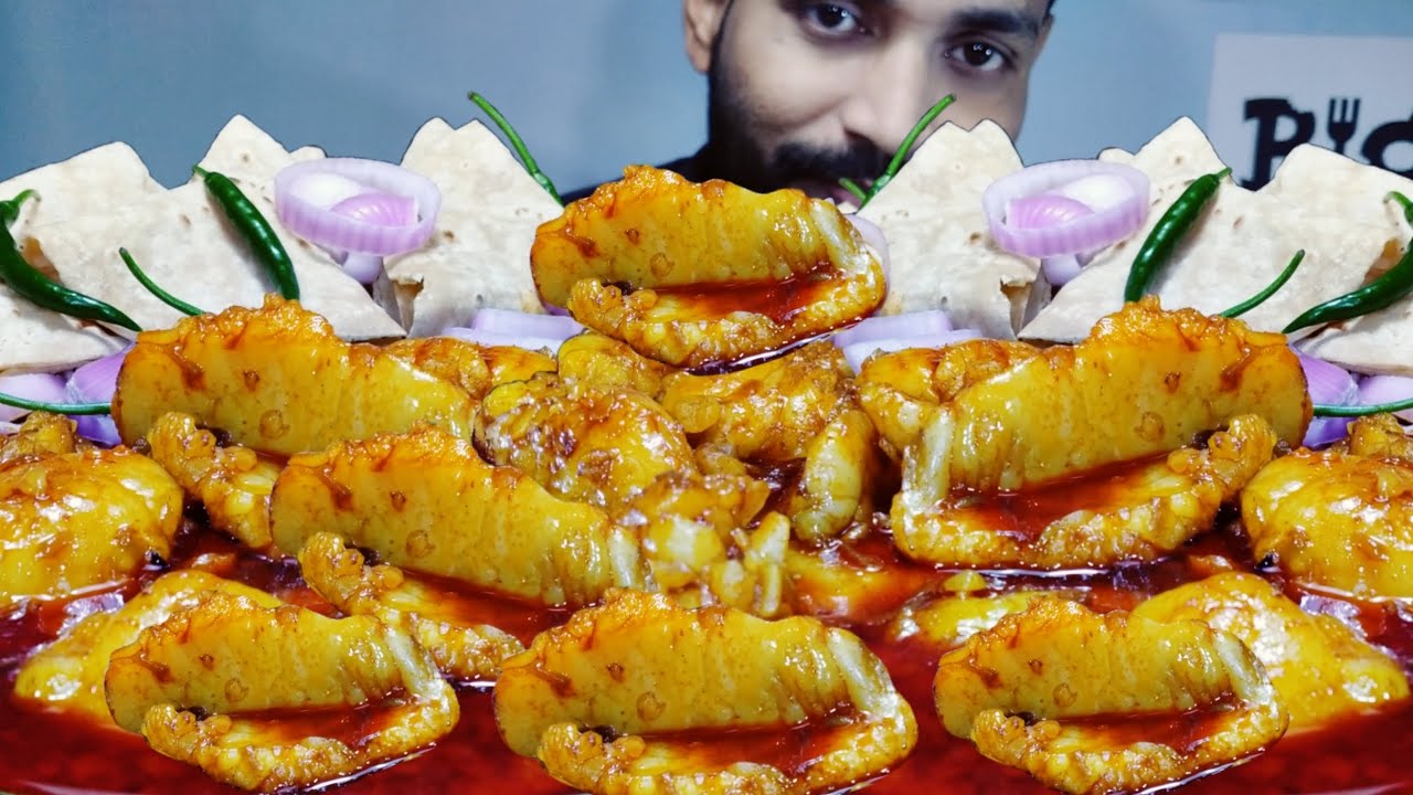 Huge Rogan 😳 Lal Lal Oily Oily Mutton Fat Curry With Ruti Eating | Bakra Ka Charbi Roti Mukbang 