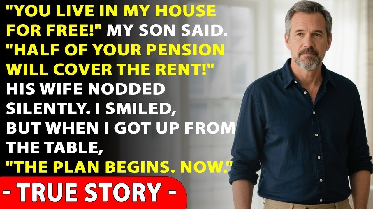 “You'll Give Me Half Of Your Pension!” Said My Son. But When I Got Up From The Table...