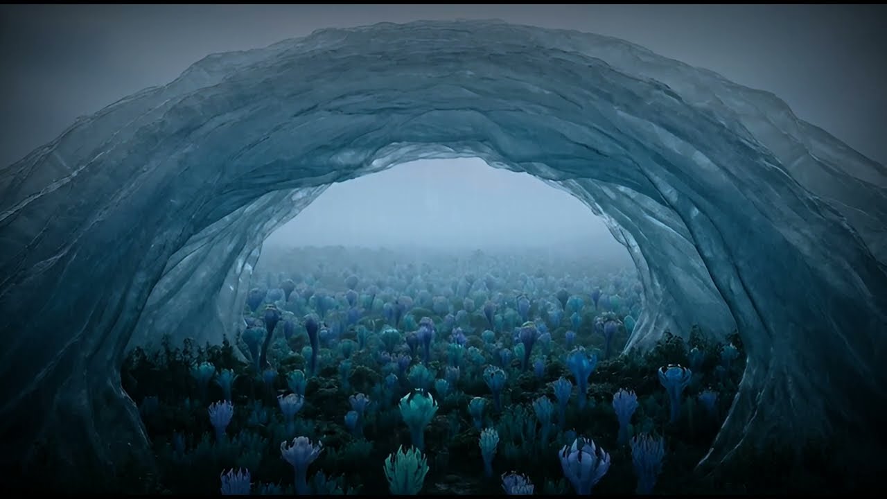 Alien Crystal Rain | Relaxing Sci-Fi Ambience for Deep Sleep (8 Hours)