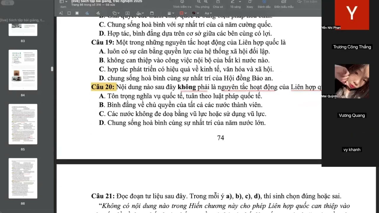 GIẢI TRẮC NGHIỆM CHỦ ĐỀ 4: THẾ GIỚI TRONG VÀ SAU CHIẾN TRANH LẠNH (chương trình mới)