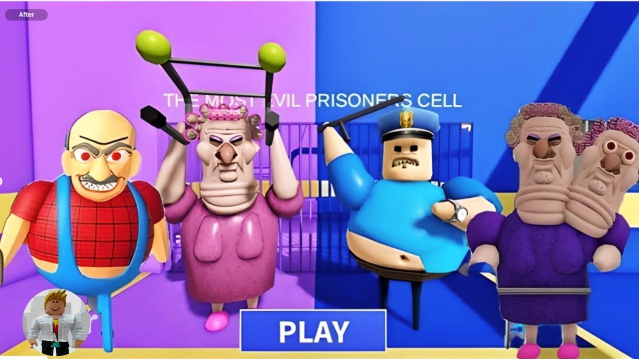 ESCAPE EVIL UNCLE ! SCARY OBBY ESCAPE MR UGLY! SCARY OBBY 