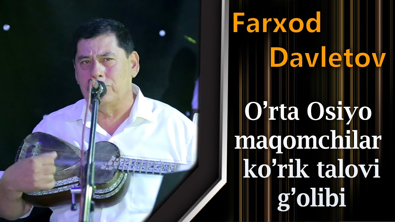 Farxod Davletov Jonli ijro O'zbekiston Xalq xofizi