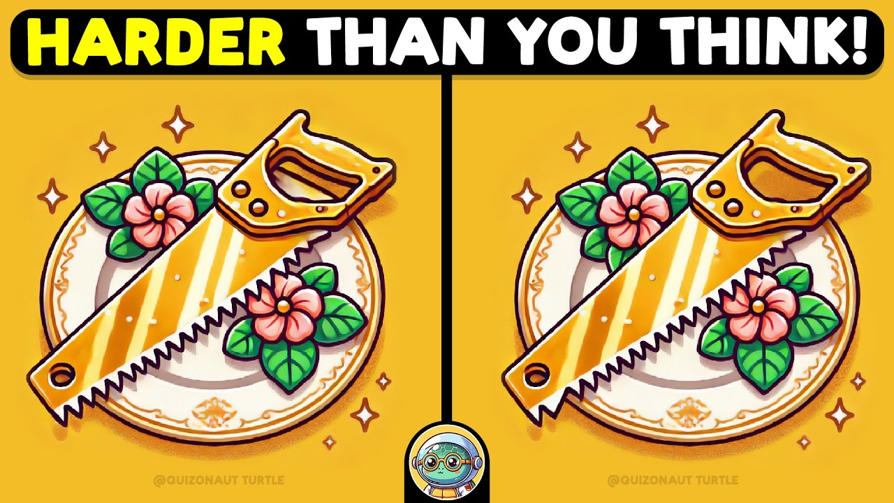 🐢🧩 Spot 3 Differences | Mind-Twisting Riddles 🧩🐢 | Quizonaut Turtle