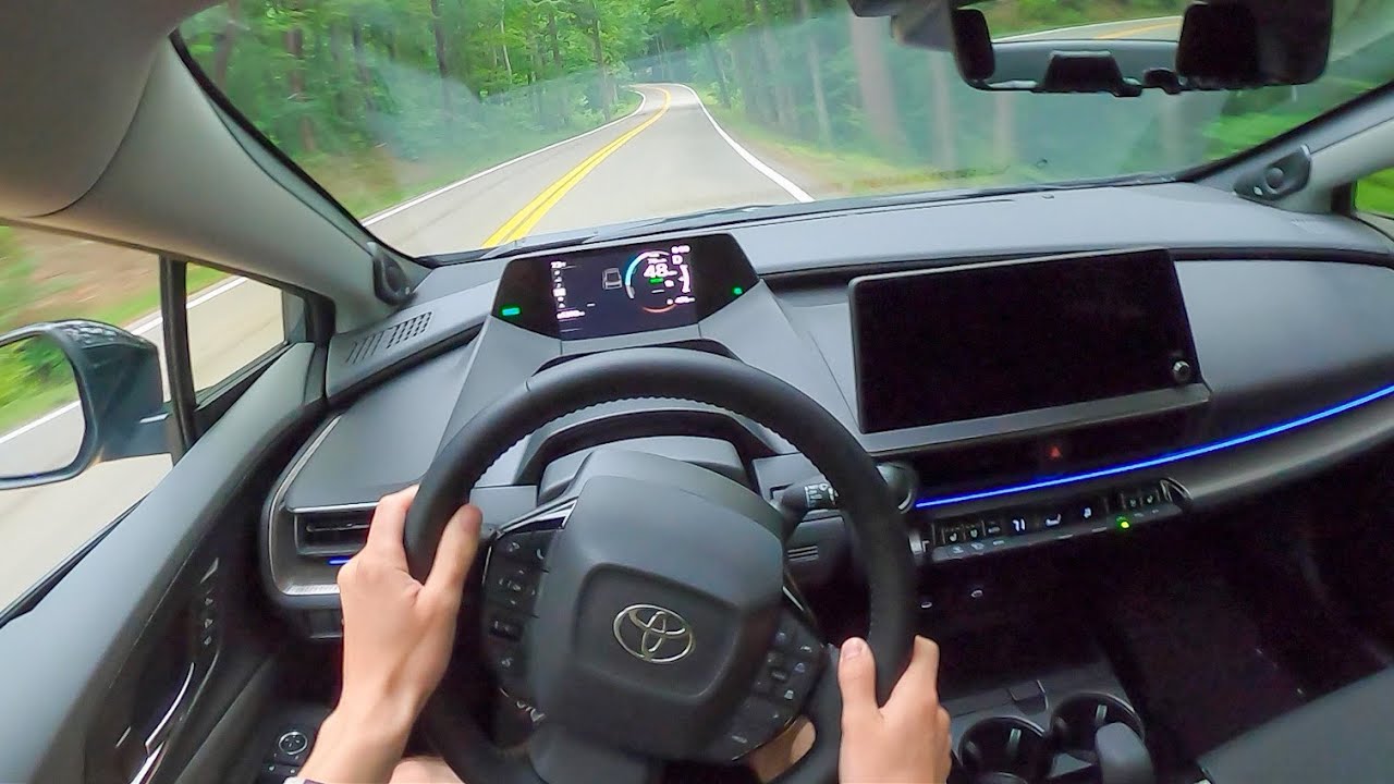 2023 Toyota Prius Limited - POV Tail of the Dragon Drive (Binaural Audio)