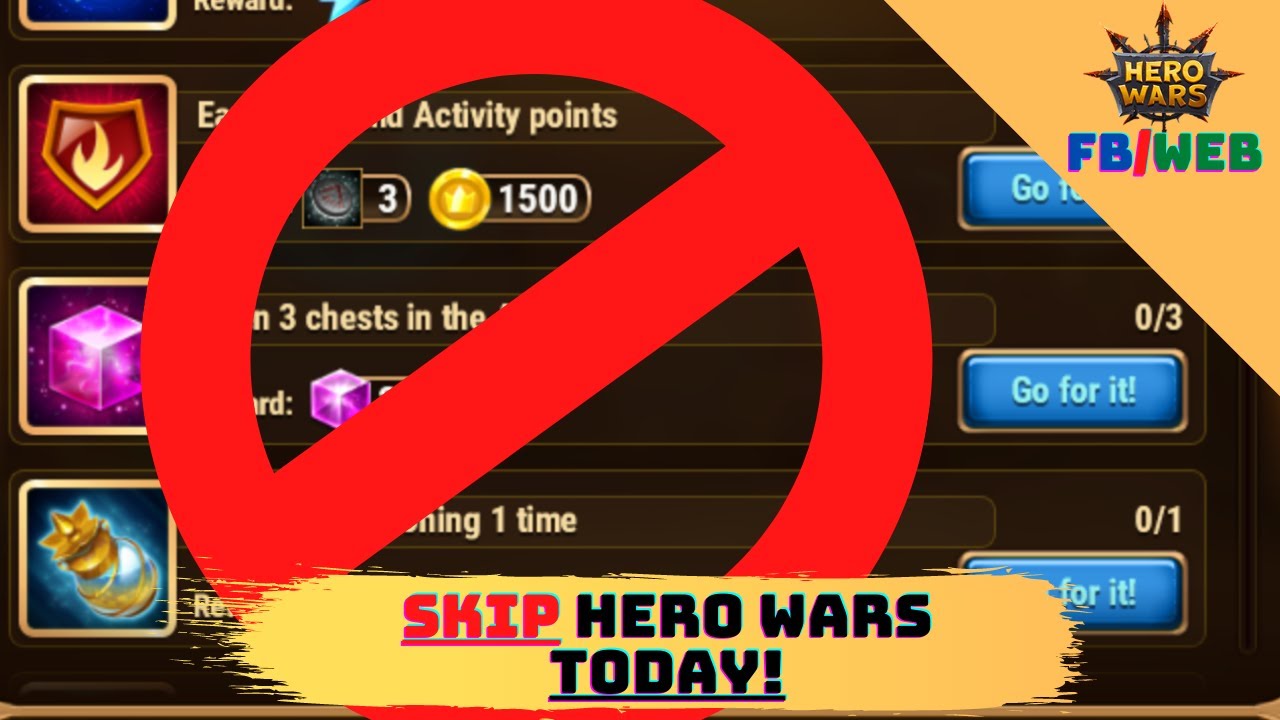 June 10th Event Warning! | Hero Wars Facebook