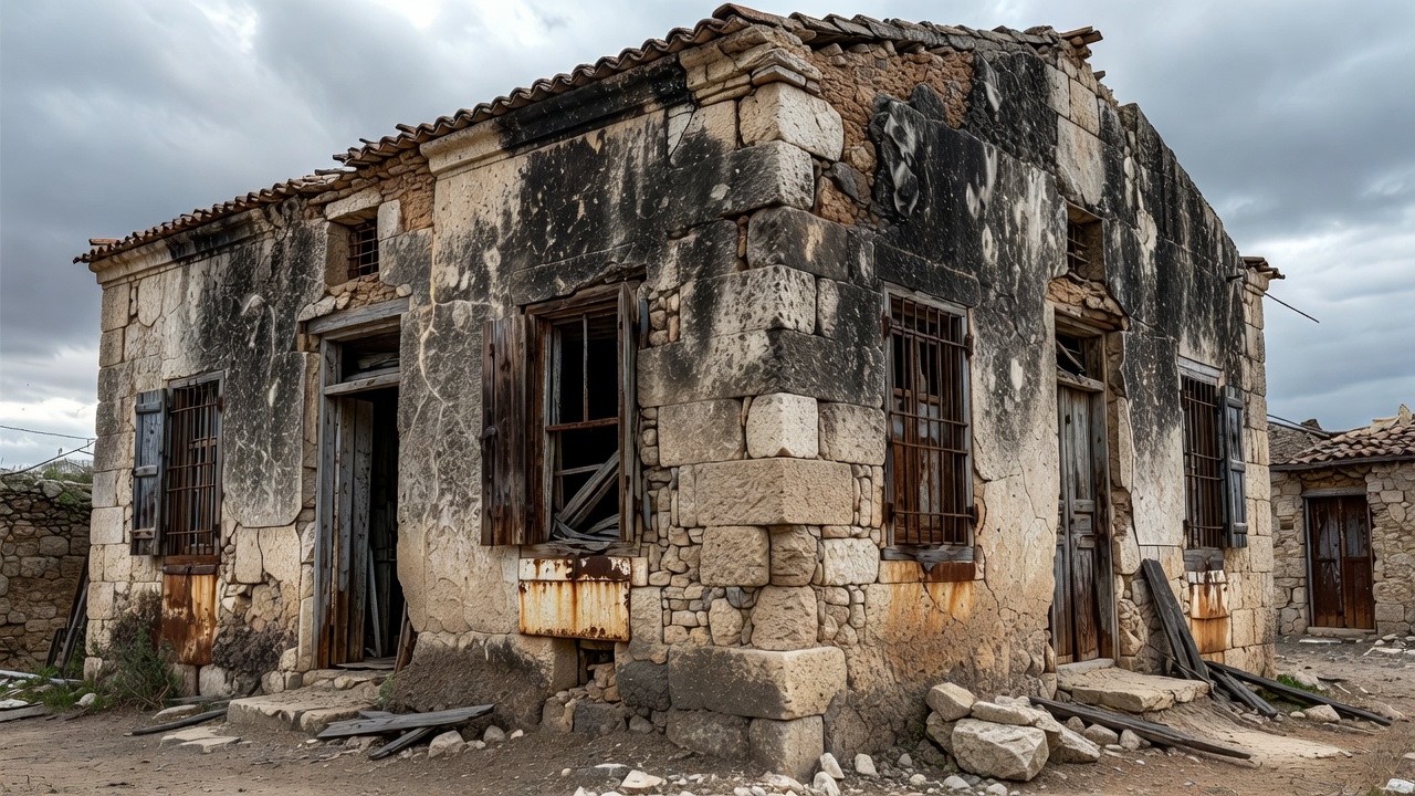 ASMR Historic House Restoration | Late-19th-Century Traditional Palestinian Stone Home