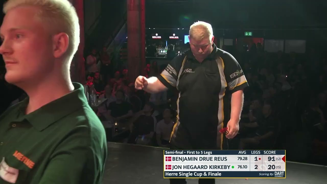 DM Dart 2023 Benjamin Drue Reus vs Jon Hegaard Kirkeby - semi-final