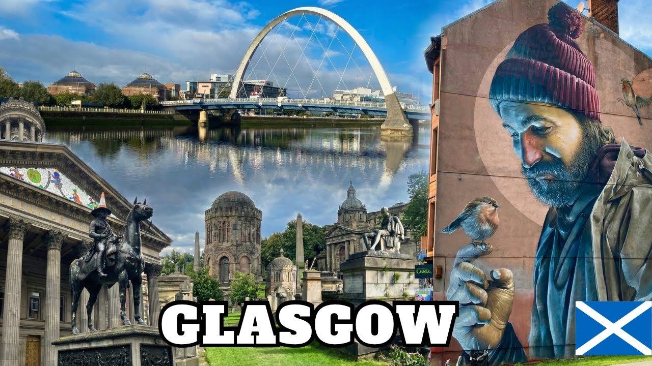 GLASGOW WALKING TOUR 2026 | No Talking ASMR