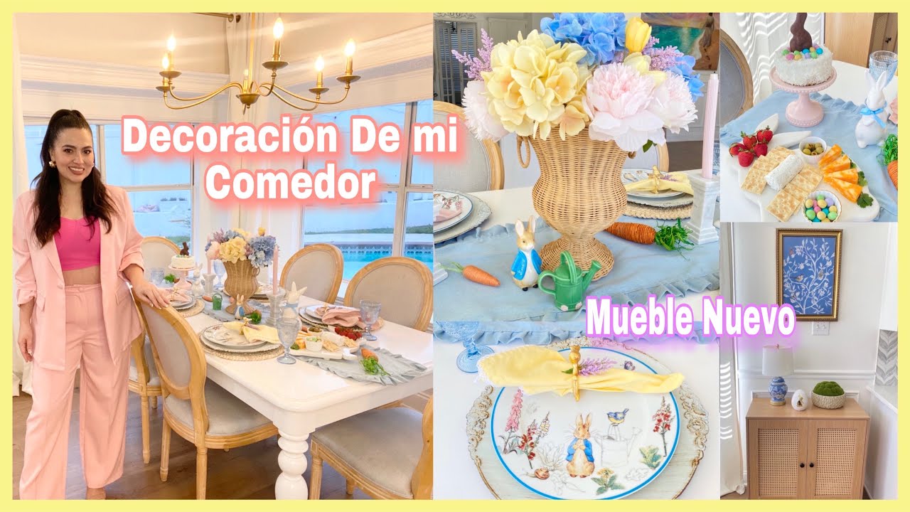 Primavera 2024 🌸 Nuevo Comedor hermoso, Mueble Nuevo Yitahome