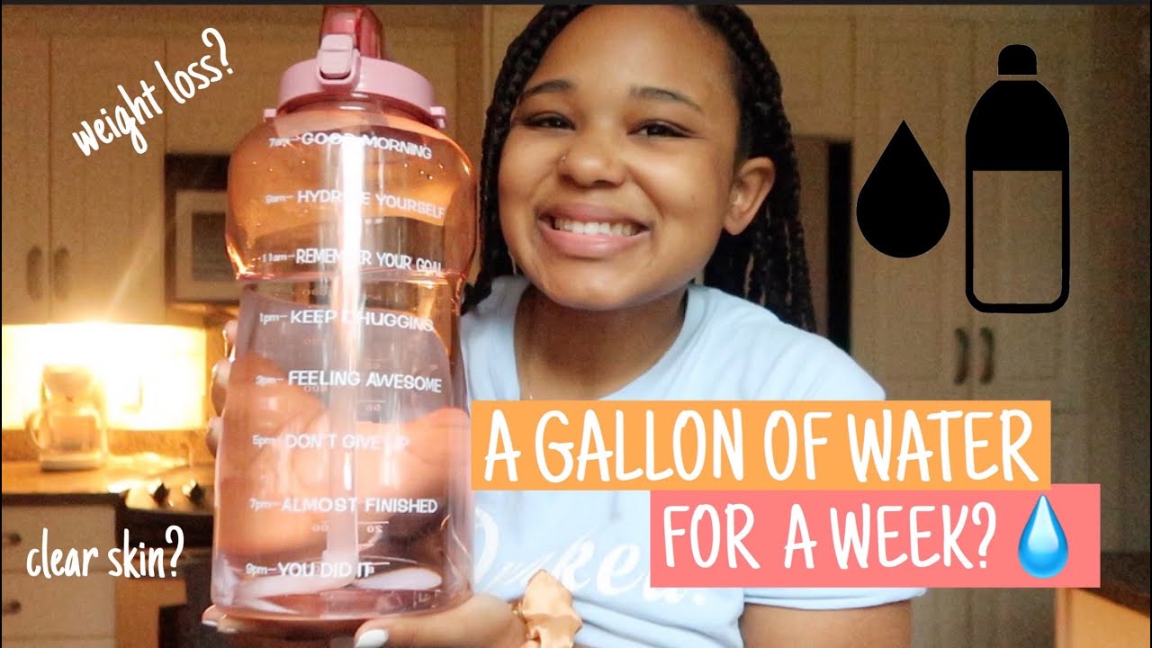 I Tried Drinking A Gallon of Water EVERY DAY for a Week!