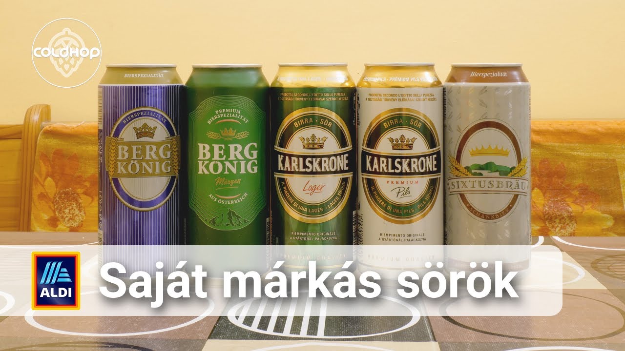 Keressük a szavakat 😶 | Saját márkás lager sörök – 2. rész: Aldi