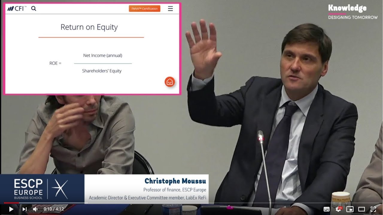 Christophe Moussu's research questions the use of RoE in banks