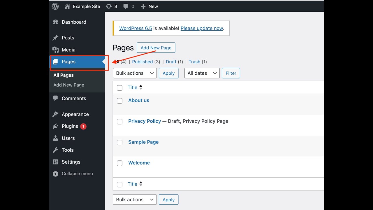 Patterns in WordPress Editor - 2024
