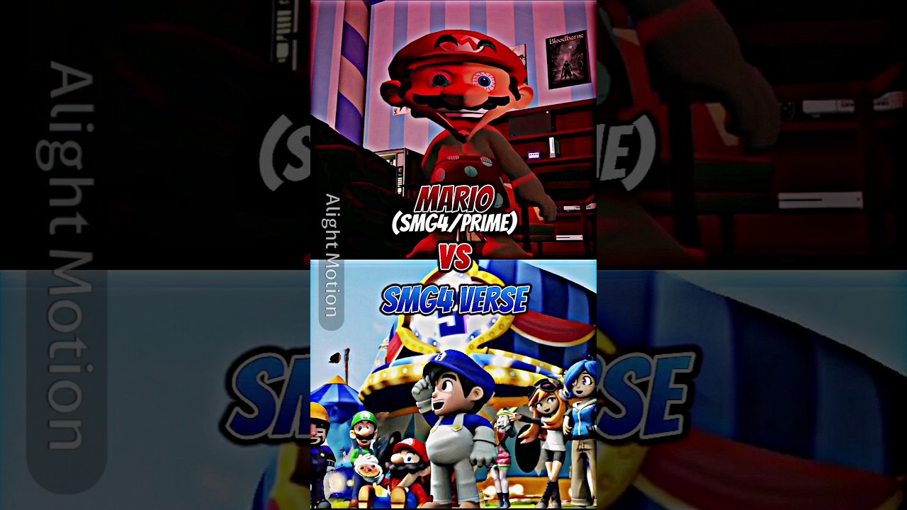 Mario (SMG4/Prime) VS SMG4 Verse #edit #1v1 #shorts #meme