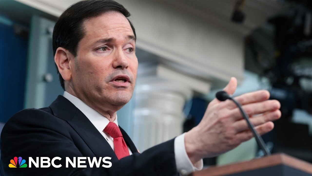 Secretary Rubio: 'There is a lot to talk about' in meeting with Pope Leo