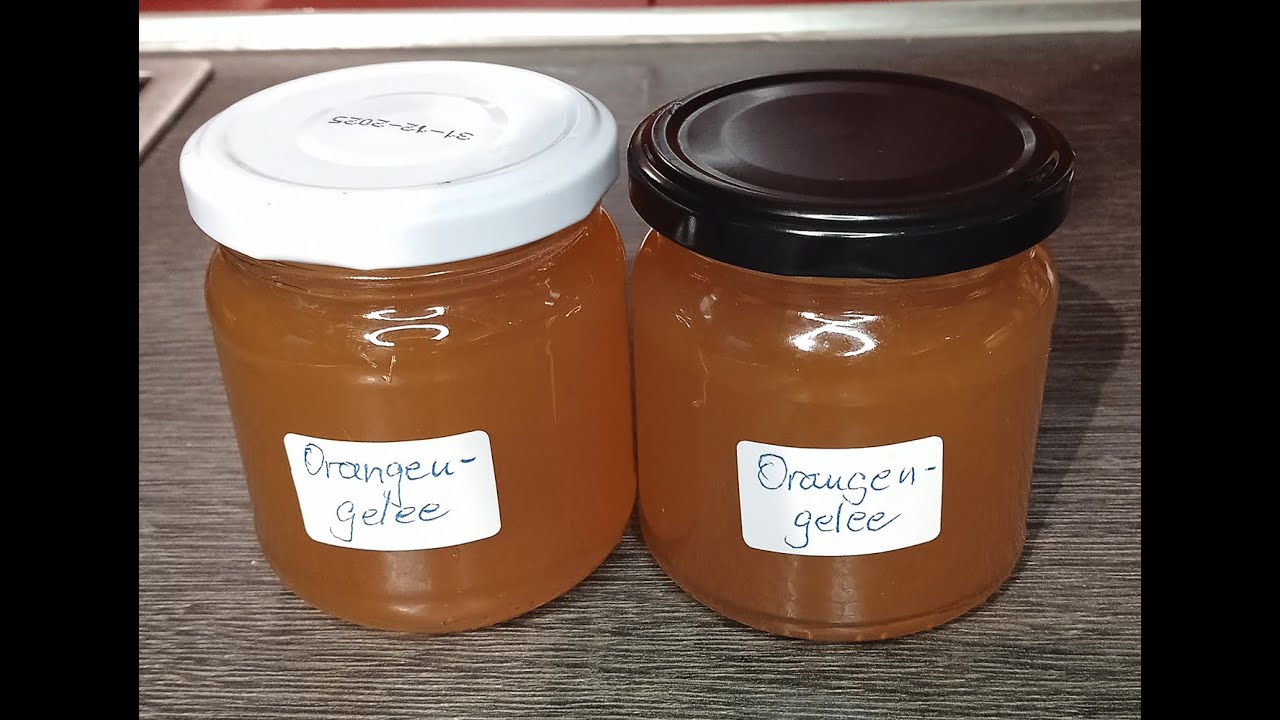Bestes Orangengelee aus frischgepressten Orangen