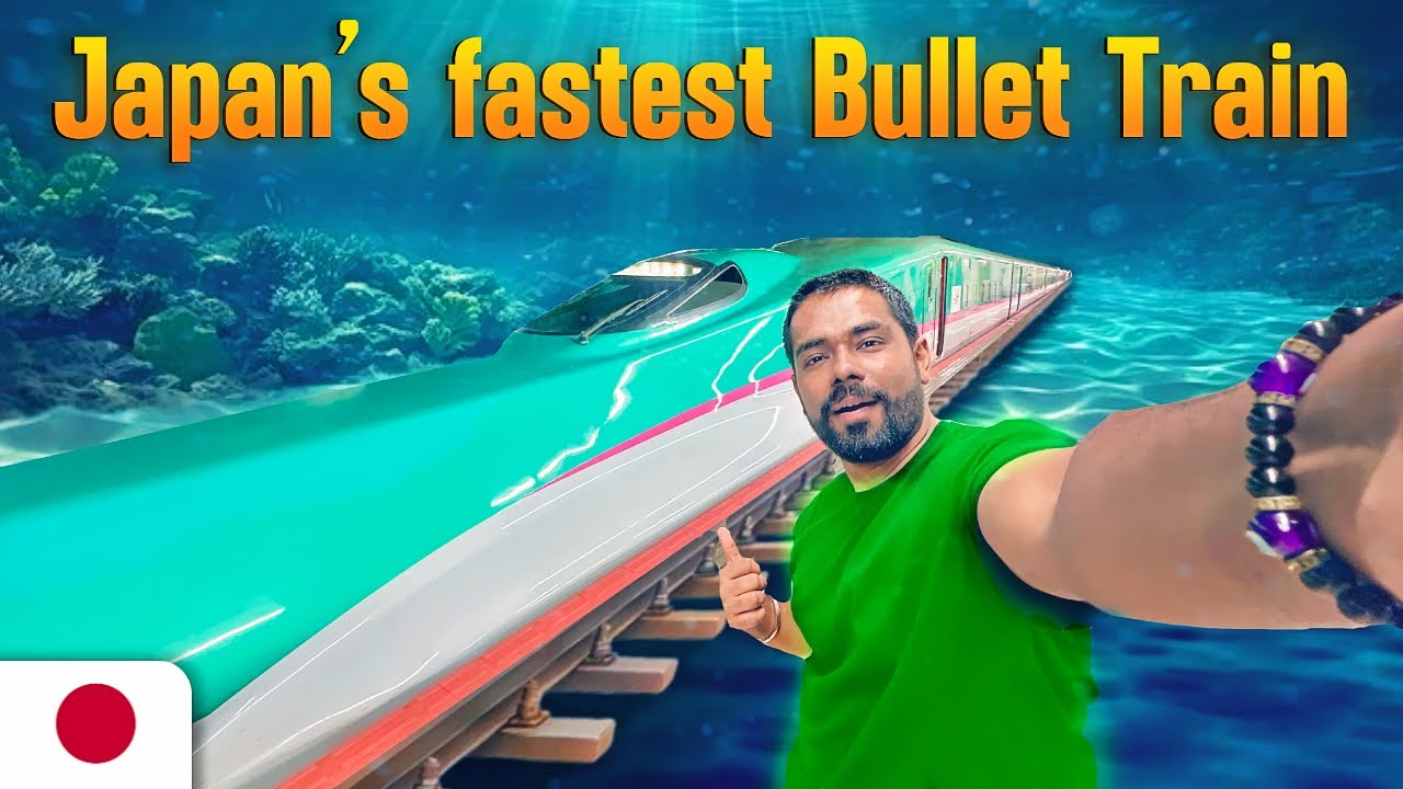 Traveling in Japan’s fastest underwater Bullet Train ECONOMY CLASS | Indian in Japan |