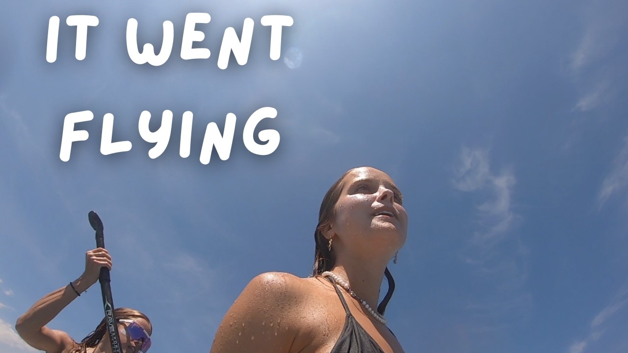 Paddleboard Day&hellip; The Current Took It (We Went Flying) | Blue Top Legend