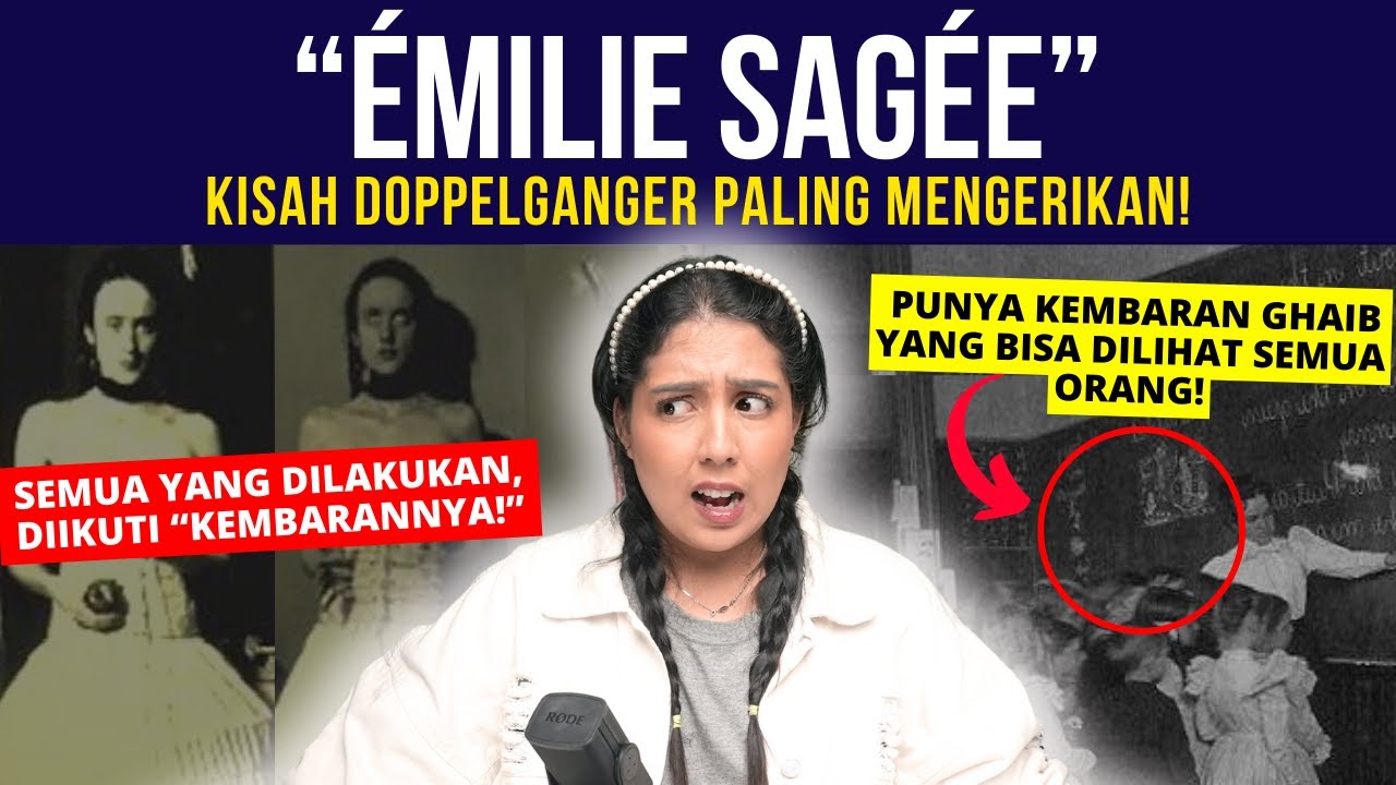 DOPPELGANGER ASLI Mengerikan DUNIA NYATA! &Eacute;milie Sag&eacute;e