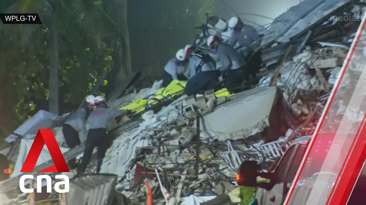 Miami building collapse: Rescue teams continue desperate search for survivors