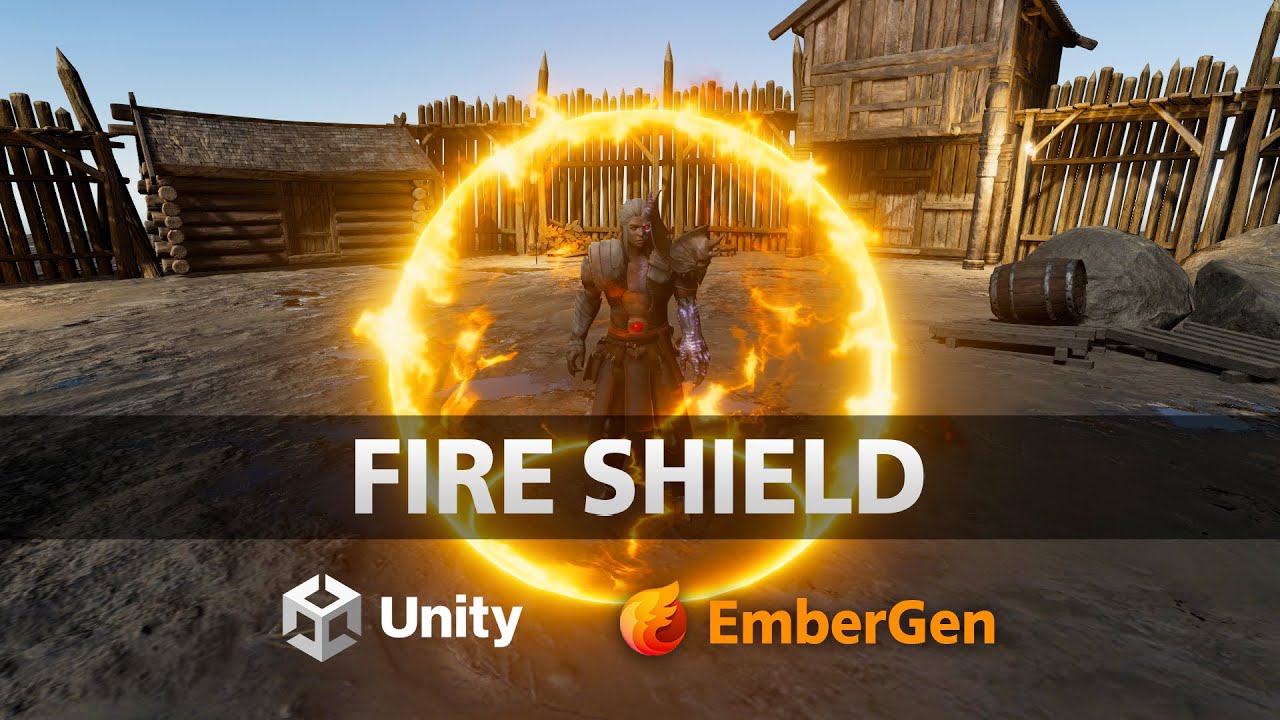 Unity VFX Tutorial - Creating fire shield using EmberGen