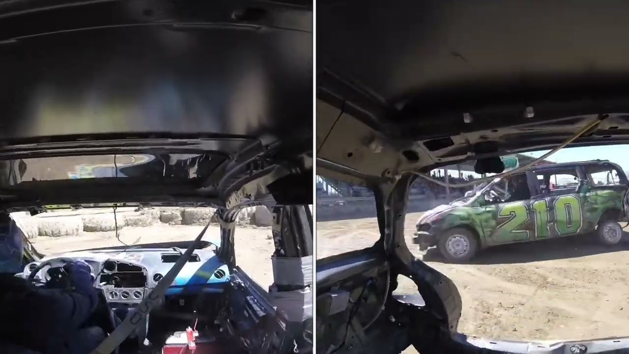 David Kettlewood Inside Split Screen No Mercy MWFA Demolition Derby 4-27-25