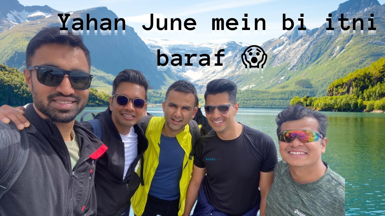 Norway mein June mein bhi baraf hei || Unforgettable Boys' Trip! || Gaustatoppen PART 1