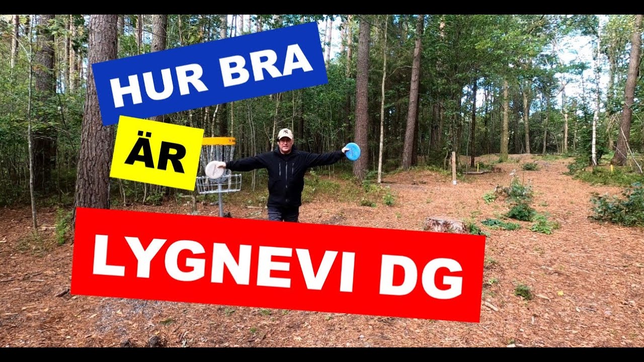 Jag åkte för att kolla hur bra Lygnevi Discgolf är i Sätila!