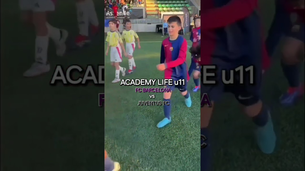 Academy life u11: Barcelona v Juventus  #academy #soccer #football #Juventus #barca #u11#tournament