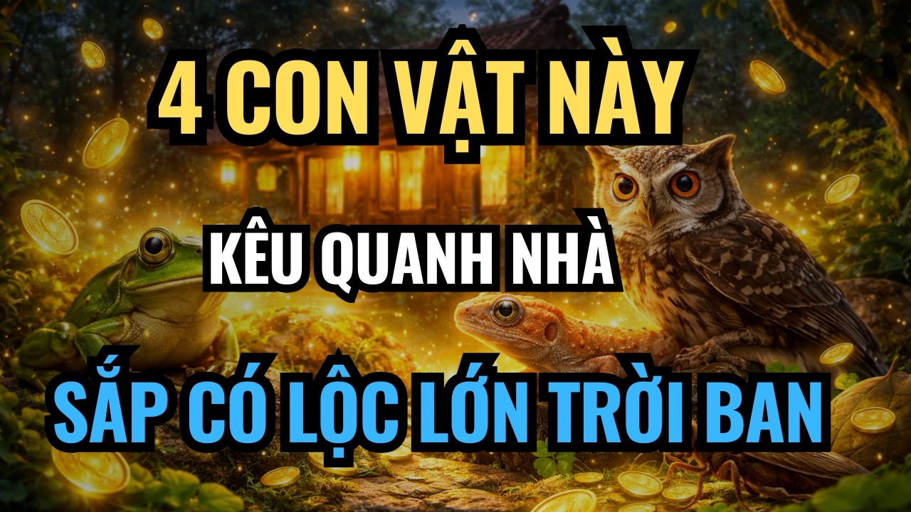 4 Con Vật Kêu Quanh Nhà Là Điềm Lành Hiếm Gặp - Người Xưa Dặn