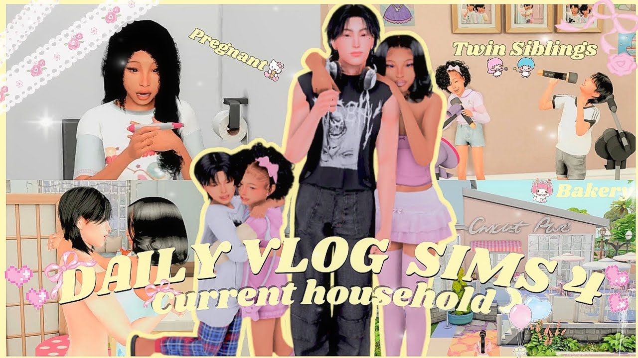 Day in the life vlog sims4