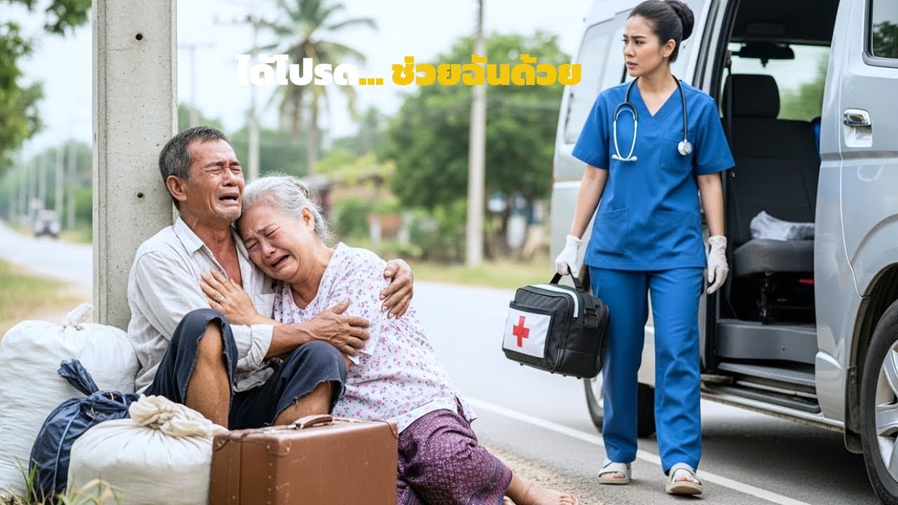 พ่อแม่ชราถูกทอดทิ้งกลางทางเปลี่ยว แต่ความเมตตาของผู้หญิงคนหนึ่งได้ช่วยชีวิตพวกเขาไว้!