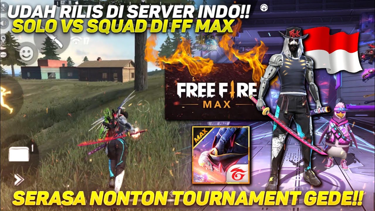 UDAH RILIS DI SERVER INDO!! SOLO VS SQUAD DI EPEP MAX SERASA NONTON TOURNAMENT GEDE!!