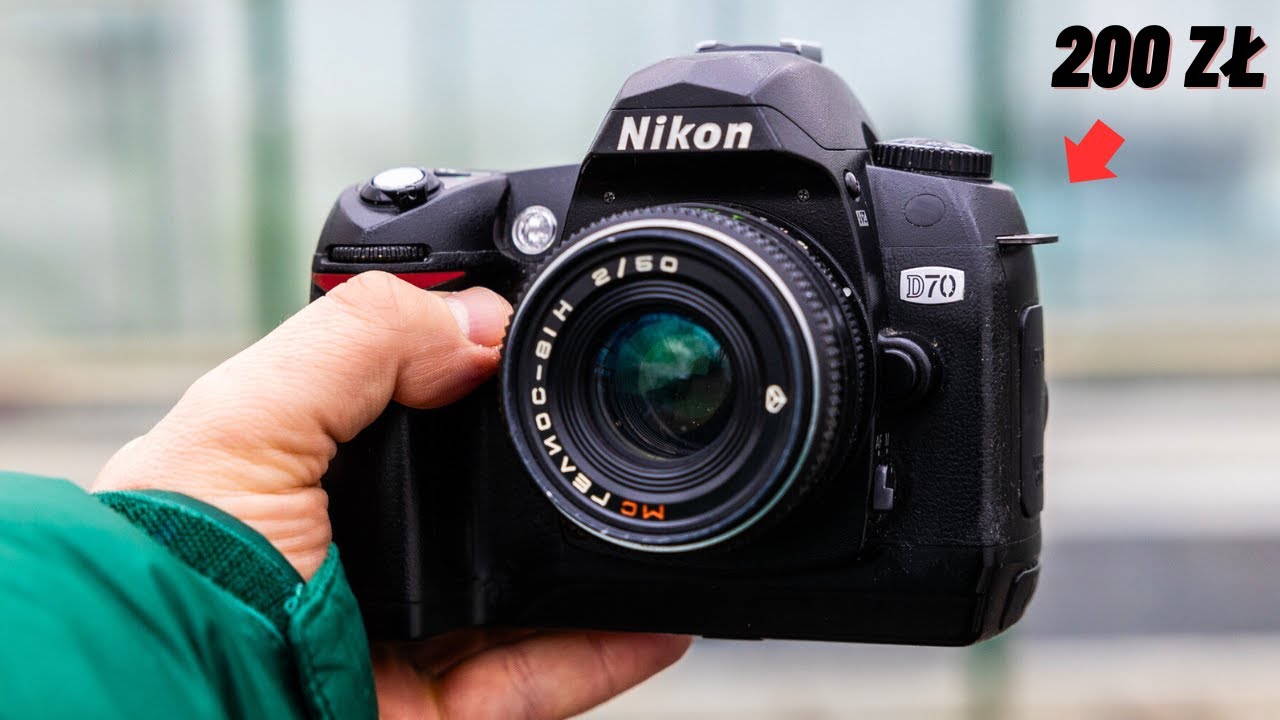 Odkupiłem swoją pierwszą lustrzankę (za 200 ZŁ) Nikon D70
